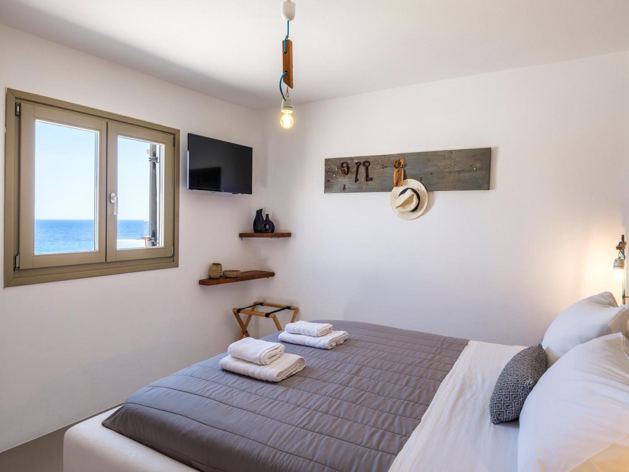 Sea Rock & Sky Private Mykonos Residence Merchia Beach Exteriér fotografie