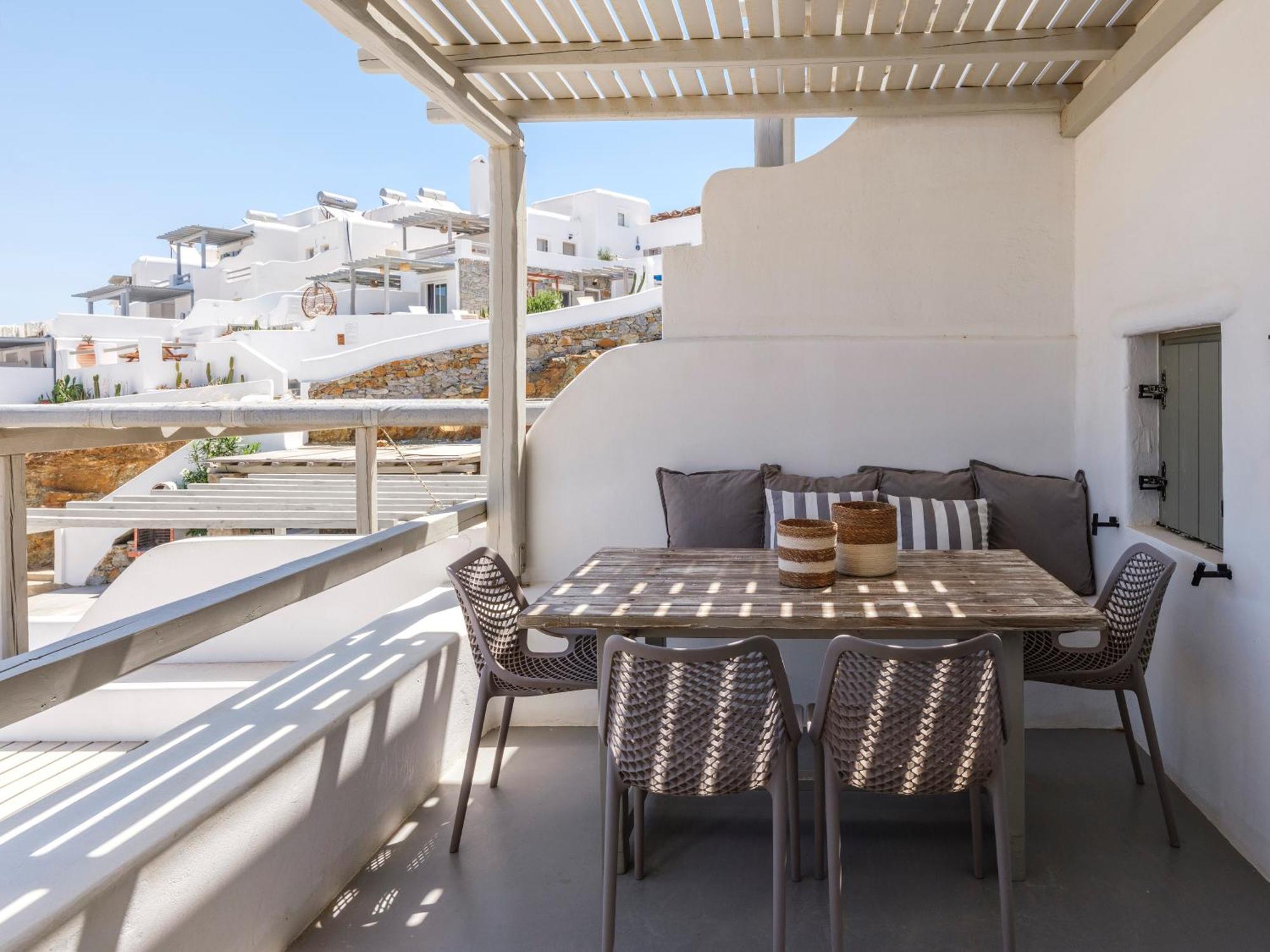 Sea Rock & Sky Private Mykonos Residence Merchia Beach Exteriér fotografie