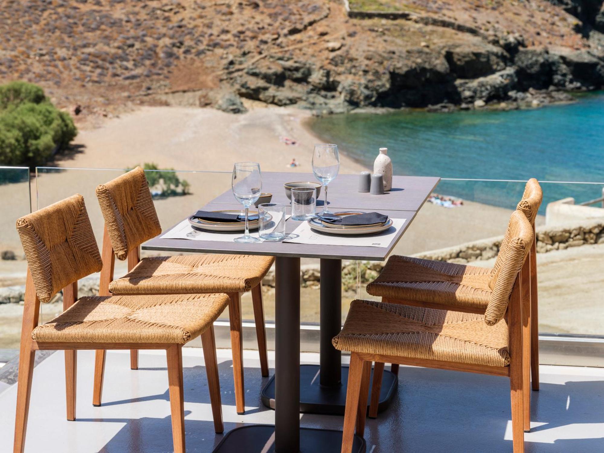 Sea Rock & Sky Private Mykonos Residence Merchia Beach Exteriér fotografie
