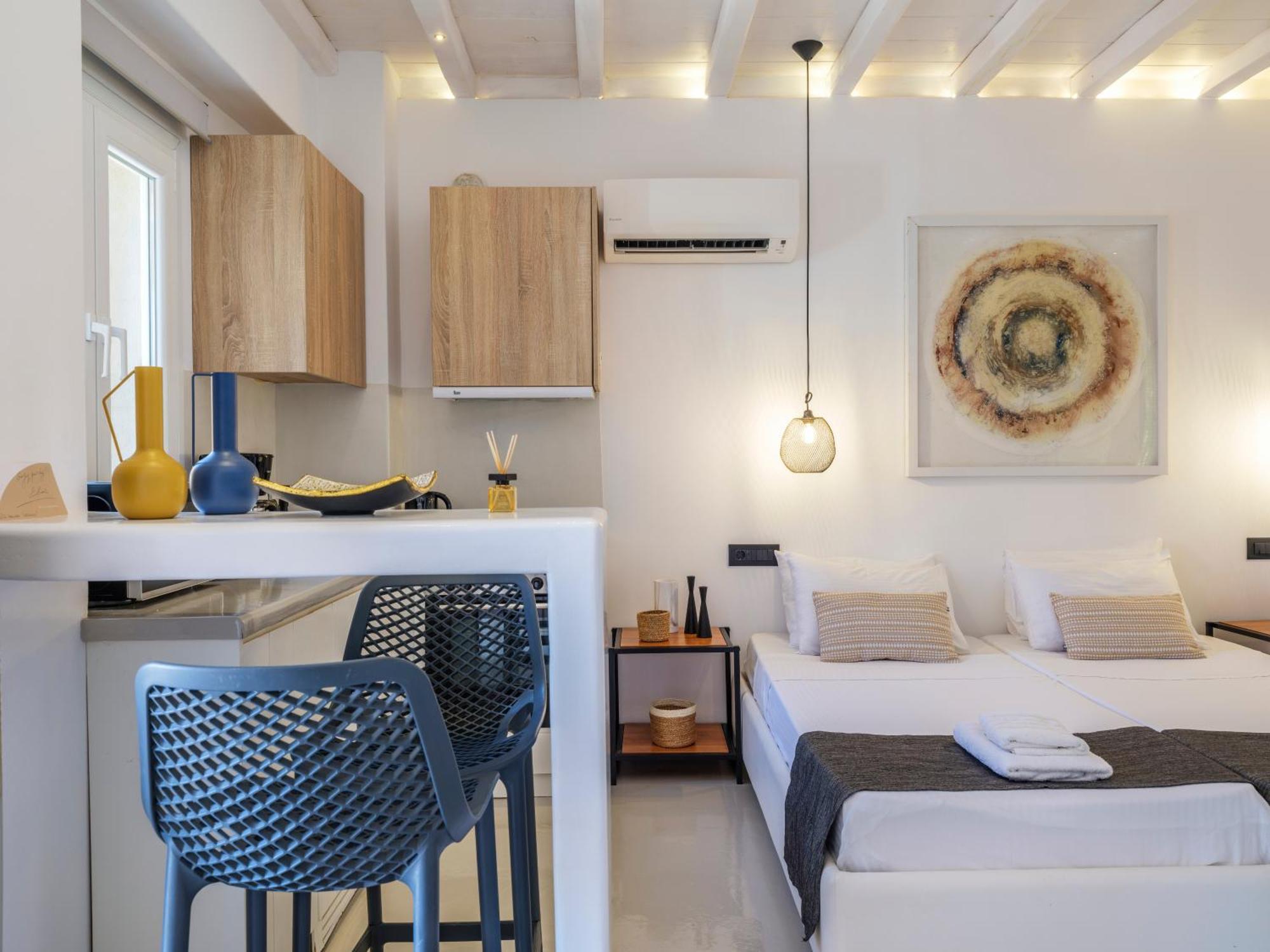Sea Rock & Sky Private Mykonos Residence Merchia Beach Exteriér fotografie