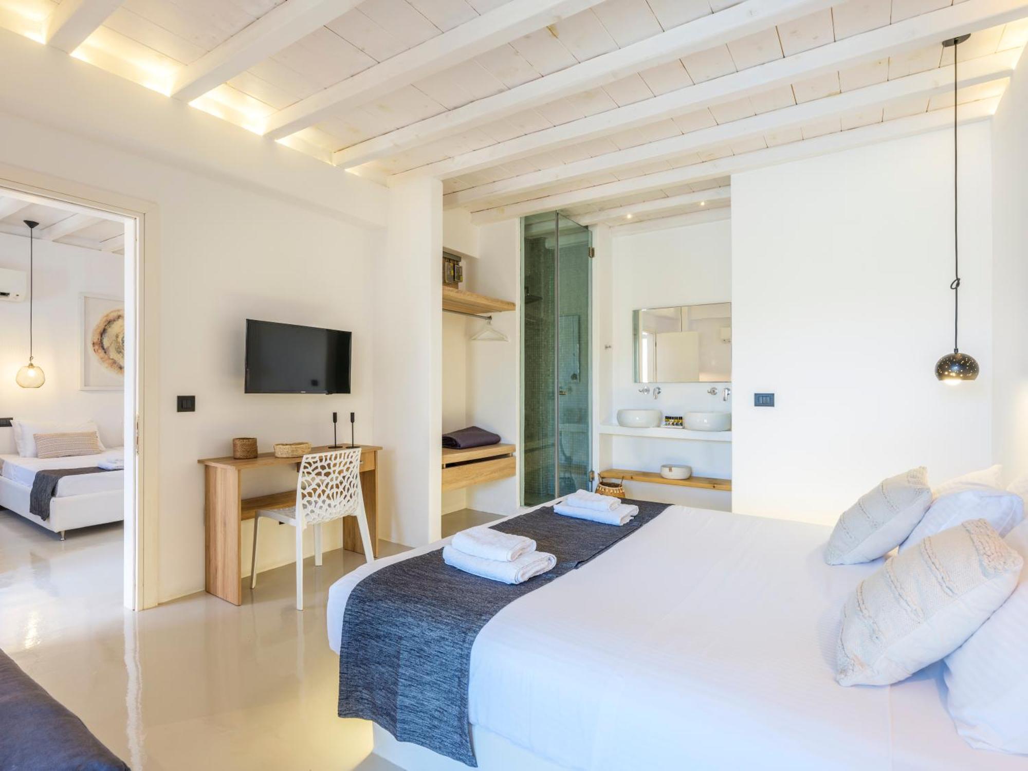 Sea Rock & Sky Private Mykonos Residence Merchia Beach Exteriér fotografie